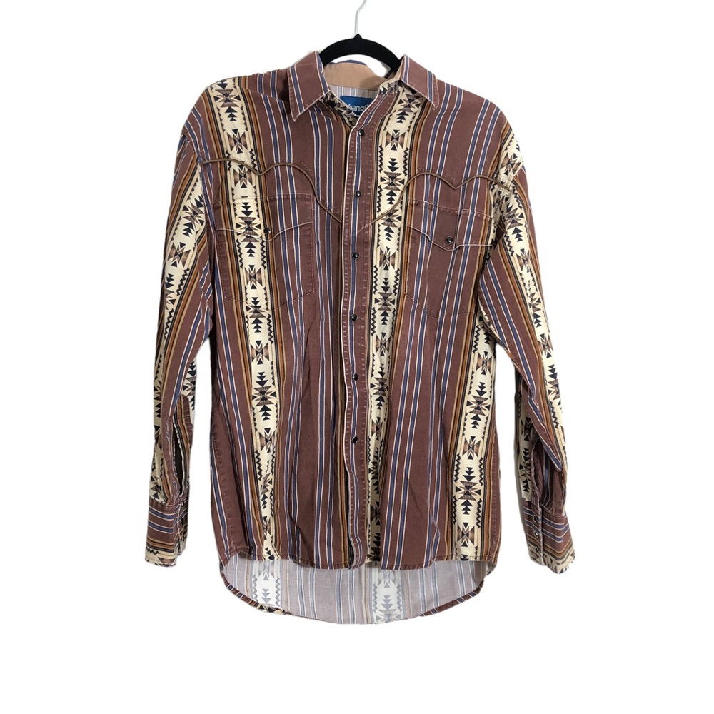 Vintage Wrangler Western Button Down Shirt